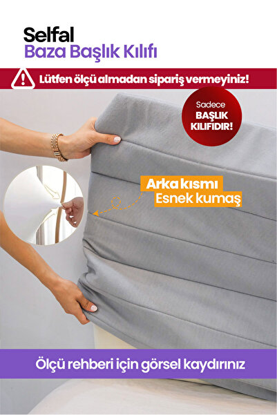 Selfal Baza Yatak Başlık Kılıfı - Tay Tüyü Kapitone Kumaş (Ölçü Seçenekli)