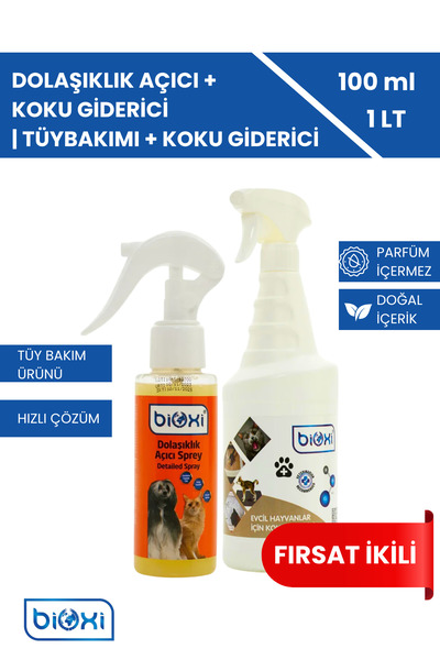 Bioxi Kedi Ürünleri Kıtık Açıcı Ve Parfümsüz Kedi Kumu Koku Giderici Dezenfek...