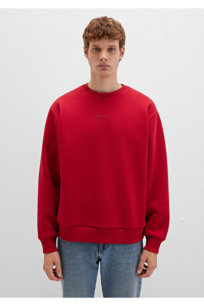 Mavi Jeans Detaylı Kırmızı Sweatshirt 0S10586-70464