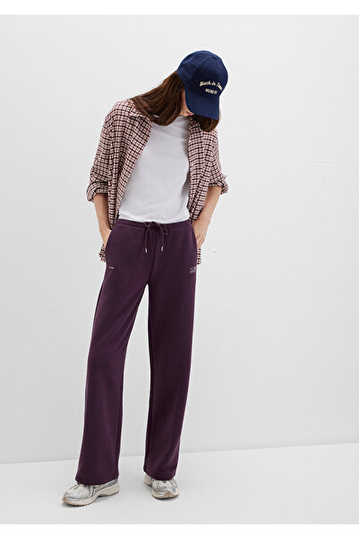 Mavi Logo Baskılı Mor Eşofman Altı 1011124-70635