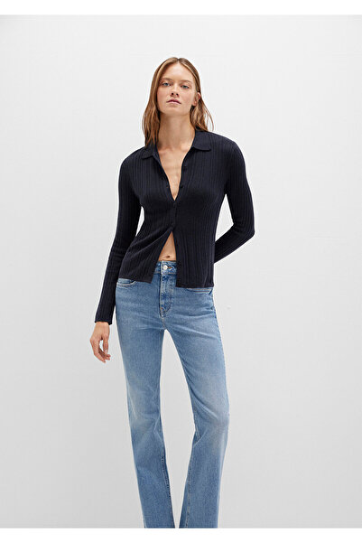 Mavi Yün Karışımlı Lacivert Triko Polo 1710838-70489