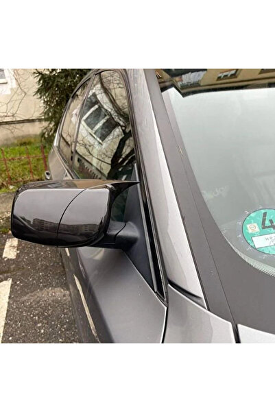 LinePartsBim Set Capace Oglinzi M Style Batman BMW Seria 5 E60 E61 E63 E64, Negru Lucios