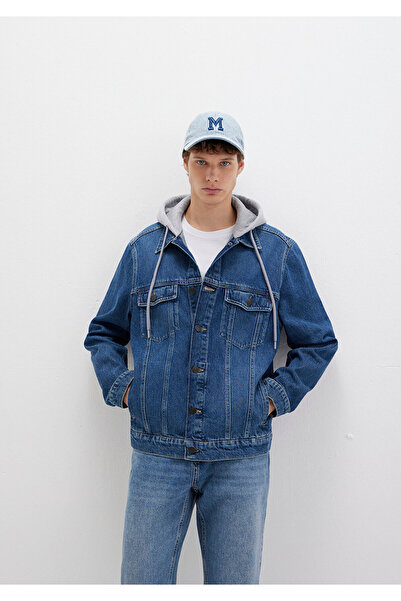 Mavi Brandon 90lar Vintage Koyu Jean Ceket 0112808-90839