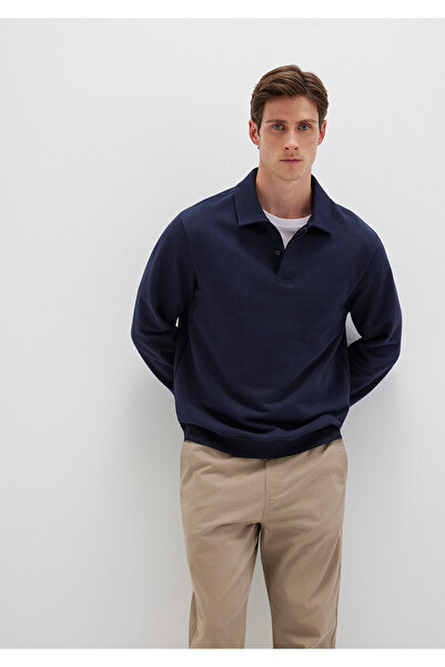 Mavi Polo Yaka Lacivert Sweatshirt 0S10420-82318