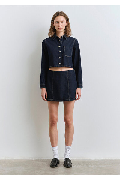 Mavi Rinse Denim Gömlek Regular Fit / Normal Kesim 1211167-85481