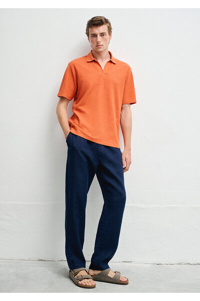 Mavi Πορτοκαλί μπλουζάκι Polo Loose Fit / Loose Relaxed Fit 0612945-90750