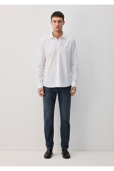 Mavi Tencel TM Beyaz Gömlek Slim Fit / Dar Kesim 0211573-620