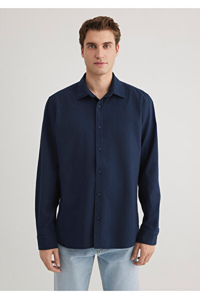 Mavi Erkek Uzun Kol Gömlek M0211424-70497 Derin Lacivert