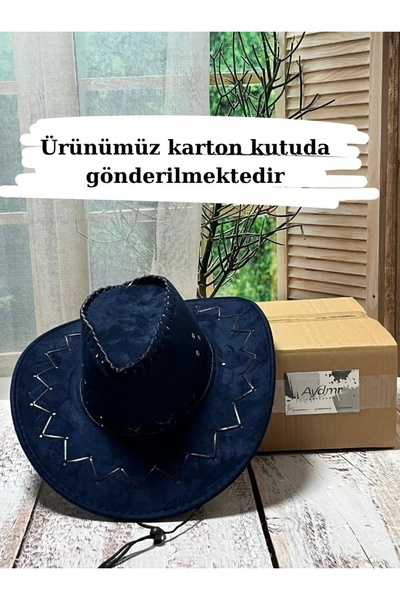 Aydmr Aksesuar Unisex Kovboy Şapka
