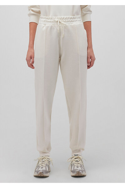 Mavi Γυναικείο πλεκτό παντελόνι σε μπεζ χρώμα - Φούτερ καρύδας 1010899 -80194-Std