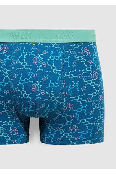 Mavi Baskılı Mavi Boxer 0911636-70861