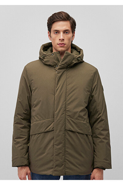 Mavi Kapüşonlu haki Parka Loose Fit / Bol Rahat Kesim 0110443-71544