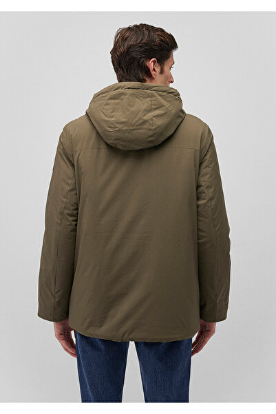 Mavi Kapüşonlu haki Parka Loose Fit / Bol Rahat Kesim 0110443-71544