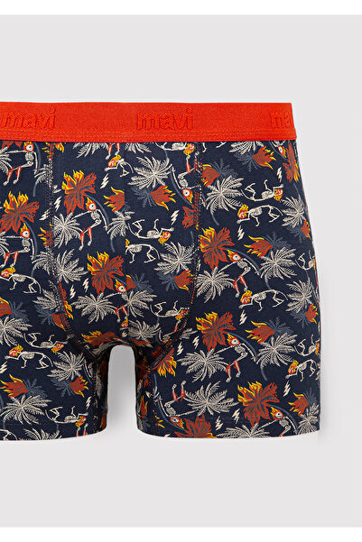 Mavi Printed Navy Blue Boxer 092655-85585
