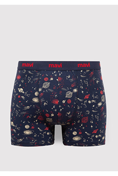 Mavi 3lü Lacivert Boxer 0910616-900