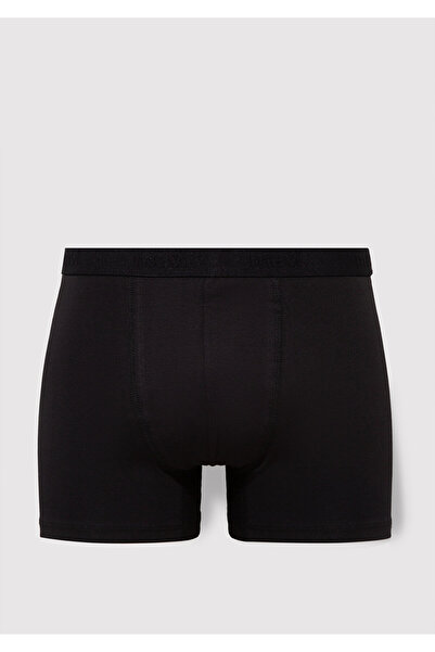 Mavi 3lü Siyah Basic Boxer 0911413-900