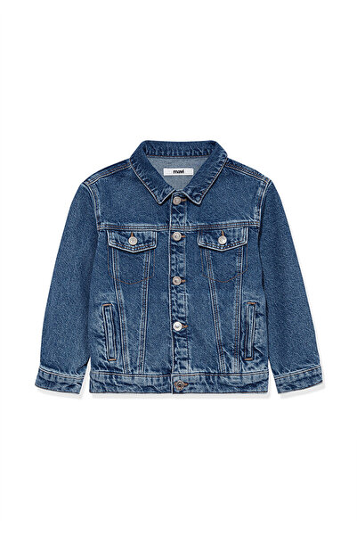 Mavi Ken 90lar Koyu Jean Ceket 6110001-86708