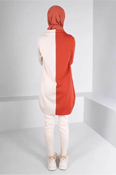 Alvina ΔΙΧΡΩΜΑ ΠΛΕΚΤΟ ΤΟΥΝΙΚΟ ΜΕ ΛΕΠΤΟΜΕΡΗ ΔΕΣΜΕΥΣΗ 43167