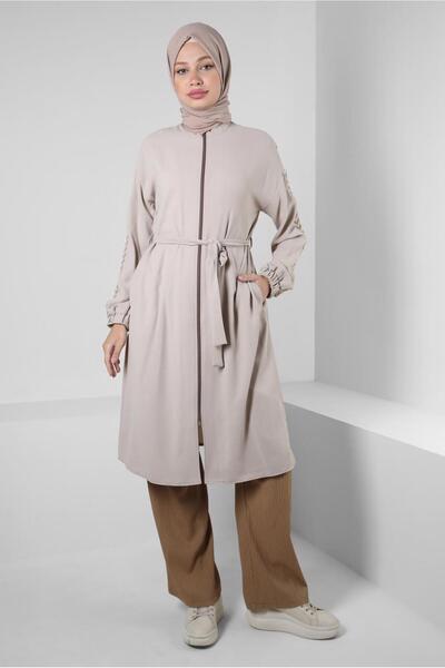 Alvina Туніка з візерунком на рукавах, на блискавці та з поясом 43795