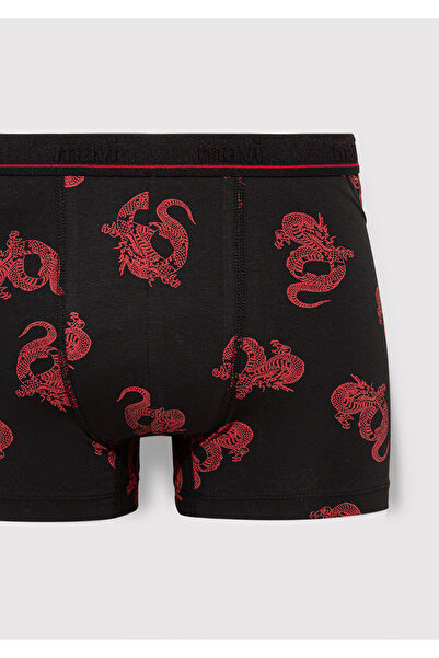 Mavi Dragon Printed Black Boxer 0910084-900