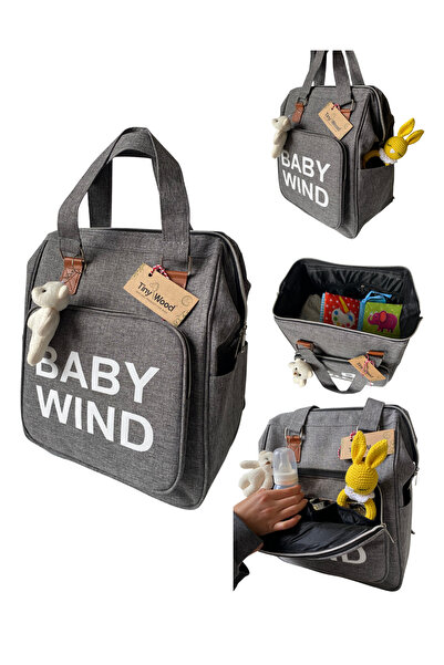 tiny wood Baby Wind Mother Baby Care Bag |   Thermos, Multi-Compartment, Liqu...