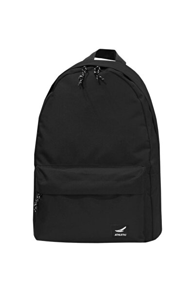 tiny wood Siyah Günlük Seyahat Okul Çantası, Su Geçirmez Ergonomik Siyah Düz Çanta