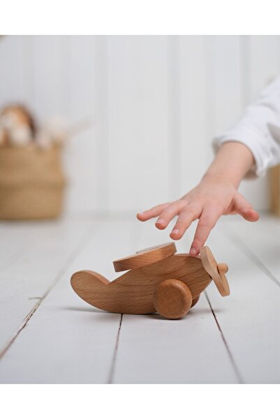 tiny wood Wooden Toy Airplane