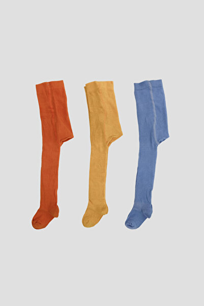 Defne Baby 3 Pairs of Towel Cotton Winter Girls and Baby Pantyhose