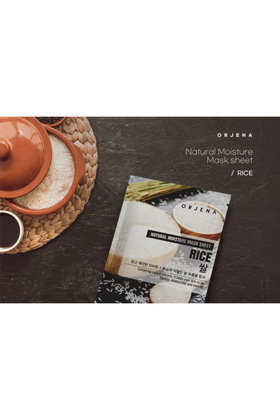 Orjena Natural Moisture Sheet Mask - Tüm Ciltlere Uygun Cilt Bakım Kağıt Maske Seti