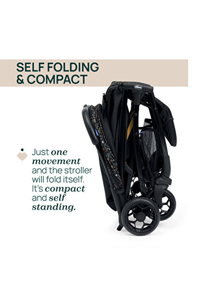 Chicco Glee Stroller 0m-4y, Playful Black