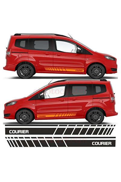 Carmind ملصق سيارة فورد كوريير بتصميم شريط جانبي