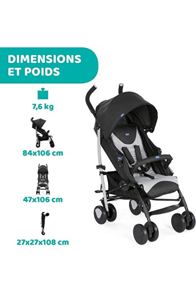 Chicco Echo Complete Stroller 0m-4y, Stone