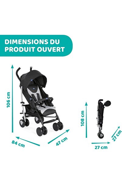 Chicco Echo Complete Stroller 0m-4y, Stone