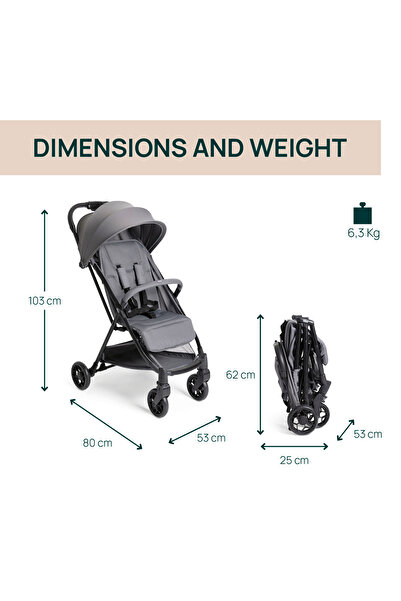 Chicco Urbino Stroller 0m-4y, Grayness