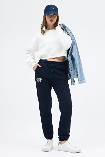 Rays Γυναικείο παντελόνι Jogger με κεντημένο κείμενο Laci 9219M