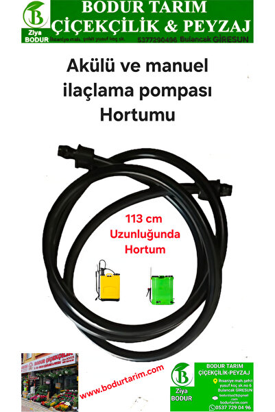 BODUR TARIM Bulancak Giresun 16 Lt Lik Akülü & Manuel Ilaçlama Pompasının Hor...