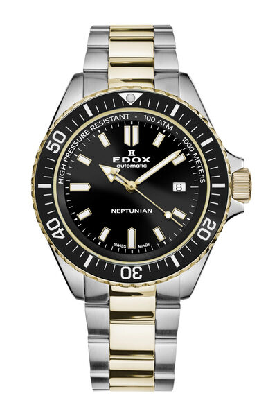 Edox Mens Watch Edox 80120-357JM-NID, Automatic, 44mm, 100ATM