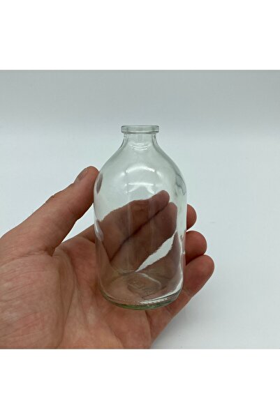 junibeliw 20Pcs 100ml Small Glass Vase Bottle 20X100Ml Decorative Bottle Vase Henna Wedding with Cork Stopper (H:9.4 W:5)