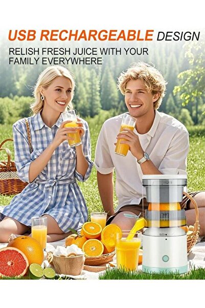 fulina Citrus Juicer,Electric Juicer,Easy to Operate,Compact and Portable,Long-Lasting Range,Free DIY Orang