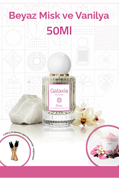 PERLAS Galaxia - Beyaz Misk 50 Ml EDP Kadın Parfümü