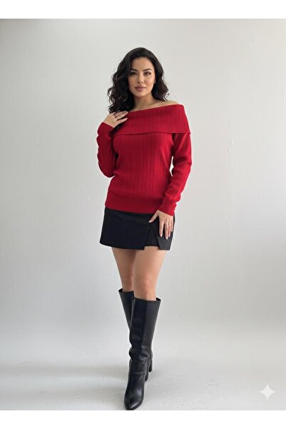 MODA MADONNA COLLAR KNITWEAR SWEATER