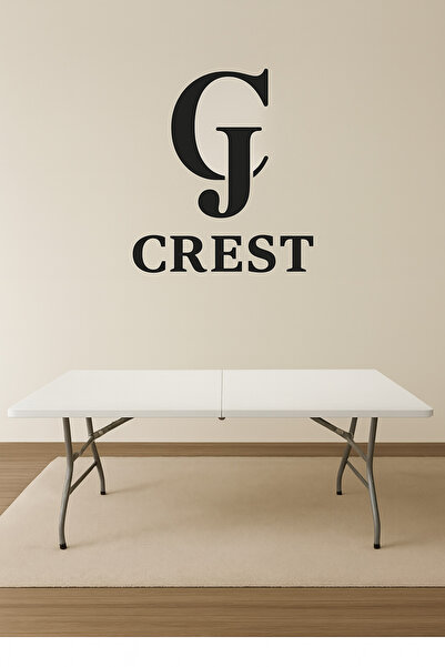 Crestj Durable Foldable Plastic Table - 120 cm