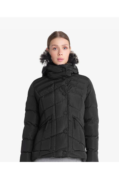 Greyder Kadın Siyah Su İtici Mont 4K2TM84003 4K2TM84003