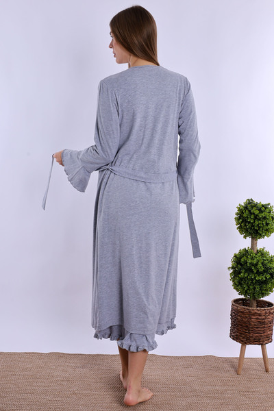 ByLohusa Effortt Gray Pregnant Maternity Set