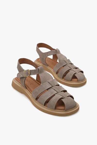 İNNA Meers Inna Women's Genuine Leather Sandals