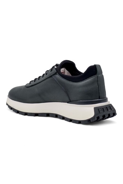 Voyager M294-1 Men's Khaki Leather Sports Shoes