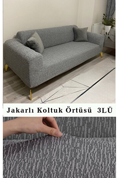 upmall Jacquard navlaka za trojersku sofu od kore drveta, kauč, fotelja, navl...