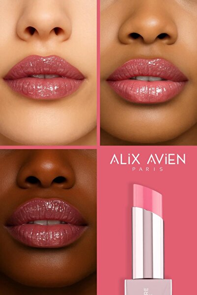 Alix Avien Beyond Care Sheer Lipstick 901 - Sugar Pink - Yoğun Nemlendirici Besleyici Etki - Parlak Ruj