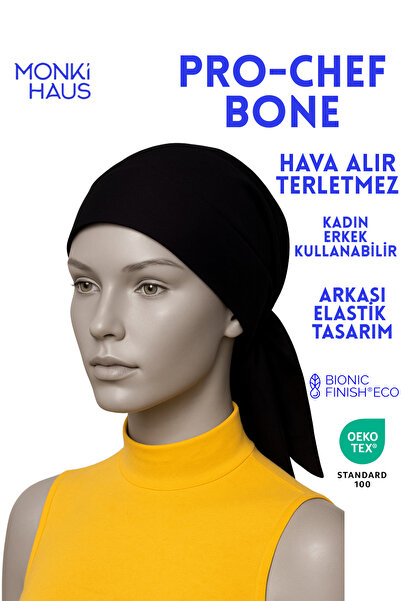 Monki Haus Bone Unisex Chef Aşçı Şef Doktor Hemşire Fizyoterapist Medikal Aşç...