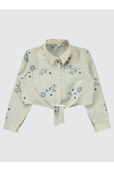 Civil Girls Turquoise Colored Girl 6-9 Years Old Lishcelki Shirt